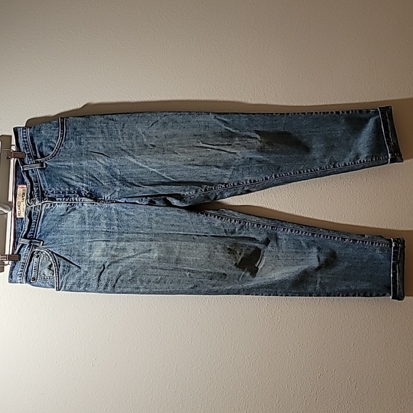 Vintage LEVI 550 Y2K Relaxed Tapered Straight Leg Classic Retro Blue Jeans 12L - Picture 16 of 16